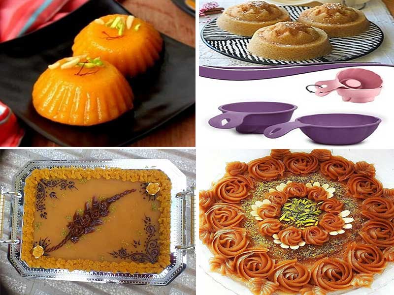 مواد لازم و طرز تهیه "حلوا زعفرانی مجلسی برای ۲۰ تا ۳۰ نفر" برای نذری و مراسم ختم