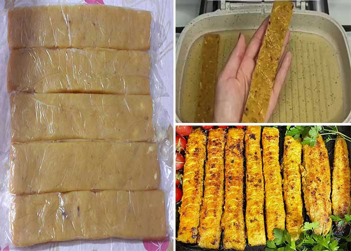 طرز تهیه "کباب کوبیده مرغ تابه ای" زعفرانی برای 4 تا 6 نفر+فوت و فن مهم