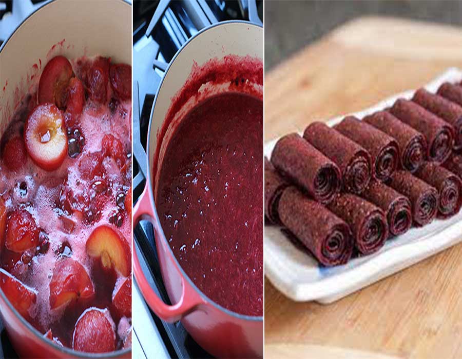 "طرز تهیه لواشک آلبالو"-مرحله به مرحله-نرم-ترش-خانگی-آبدار-فوت و فن مهم