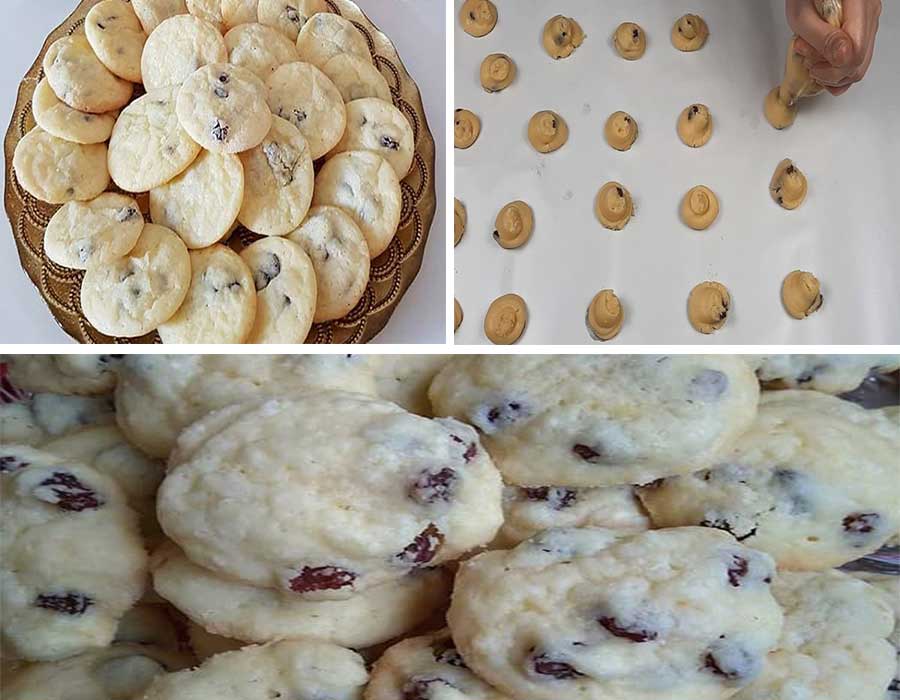 طرز تهیه "شیرینی کشمشی" خانگی-در فر-بدون فر-در توستر-با پیمانه لیوان فرانسوی