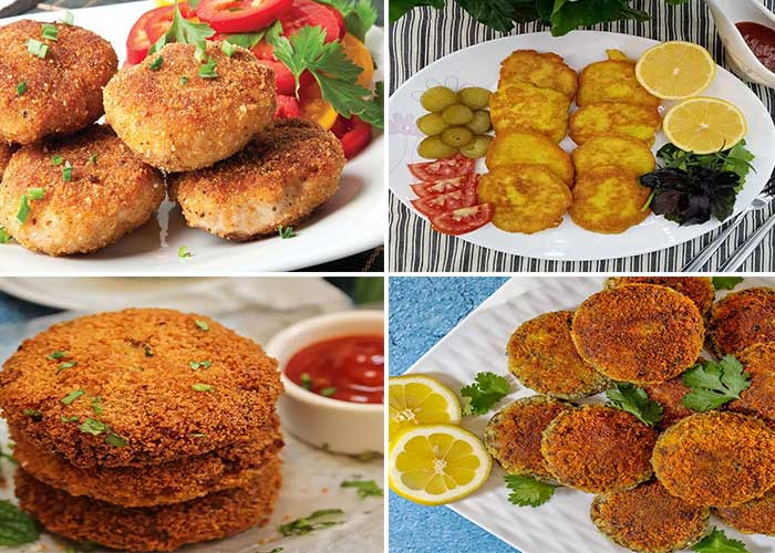 طرز تهیه "کوکو سیب زمینی" خام و پخته برای 4 تا 6 نفر-ساده-مجلسی-جدید و خوشمزه