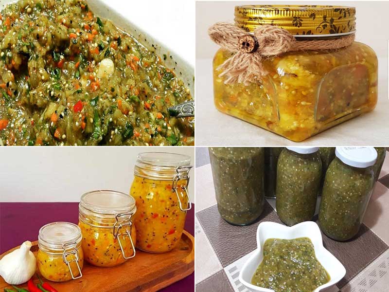 طرز تهیه "خوشمزه ترین ترشی لیته بادمجان" خانگی-تبریزی و کبابی شمالی