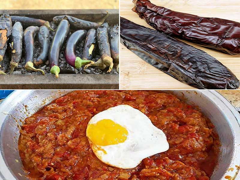 "طرز تهیه میرزا قاسمی" خوشمزه رستورانی برای هر تعدادی که بخواین