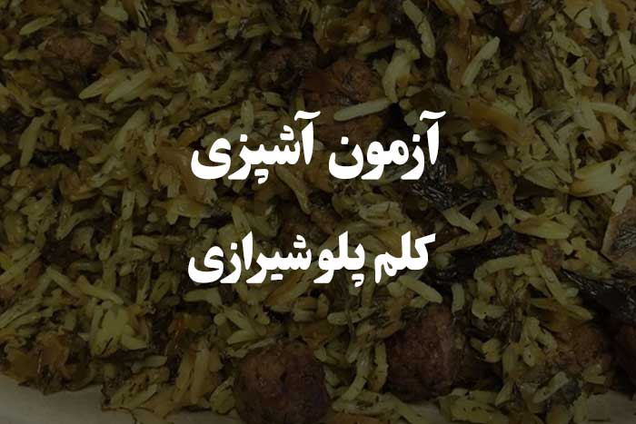 آزمون تست مهارت آشپزی - کلم پلو شیرازی