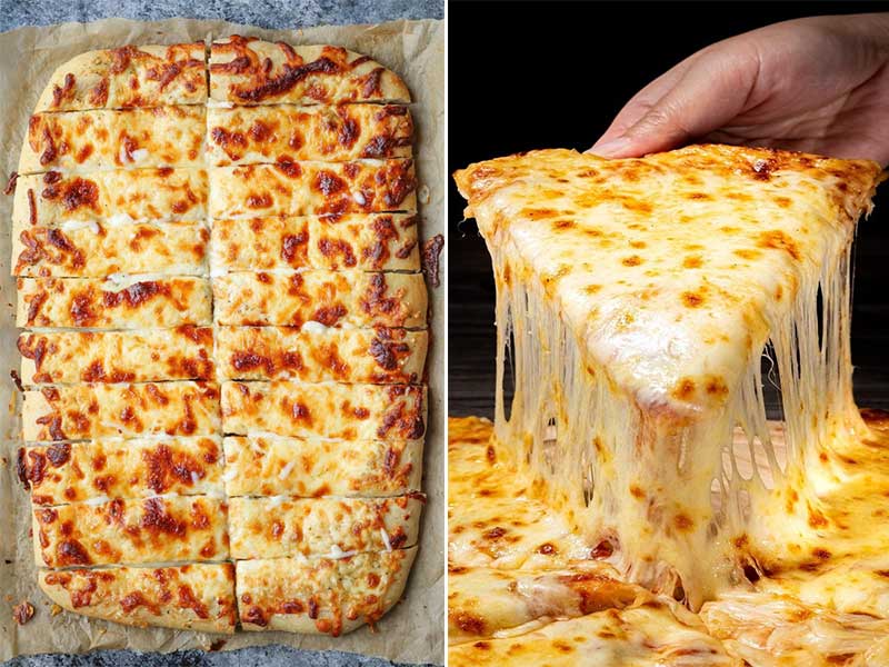 فیلم "طرز تهیه نان سیر با خمیرپیتزا"-'طرز تهیه خمیر نان سیر'-رستورانی و حرفه ای+فوت و فن مهم