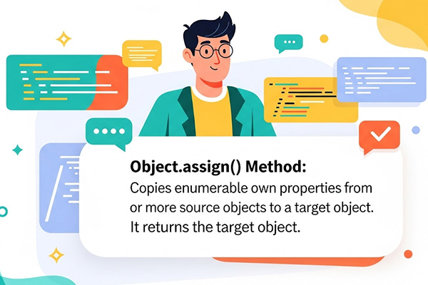 متد Object.assign() - آزمون آنلاین جاوااسکریپت