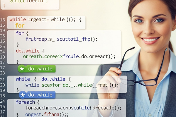 حلقه‌های تکرار در PHP  - آزمون آنلاین برنامه نویسی 