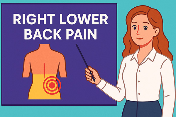 درد در پایین کمر و سمت چپ (پهلو)نشانه چیست ؟