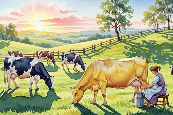 از گاو سیاه و سفید تا زرد - تعبیر دیدن گاو در خواب 