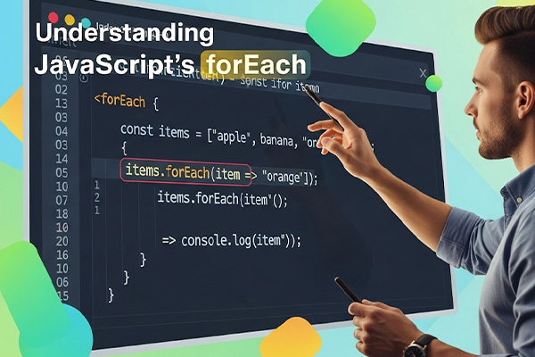 متد forEach() - آزمون چهار گزینه ای جاوااسکریپت