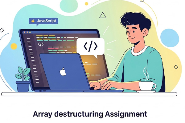 Destructuring Assignment در آرایه&zwnj;ها - آزمون آنلاین جاوااسکریپت