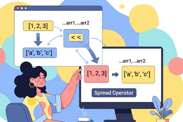 آرایهها و Spread Operator در جاوااسکریپت - آزمون آنلاین