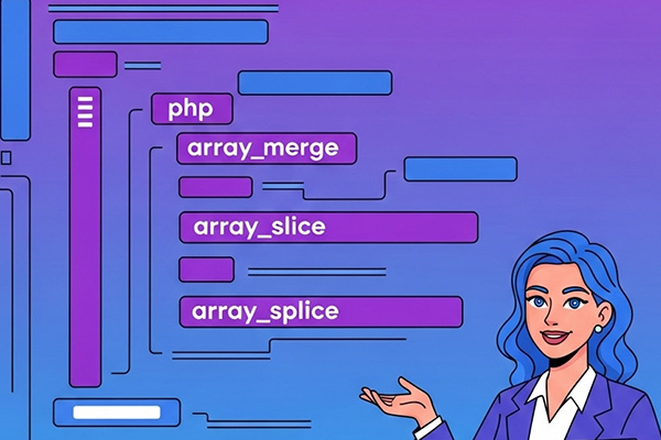 array_merge، array_slice و array_splice  - آزمون آنلاین php 