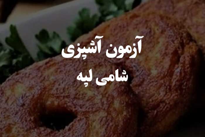 سوالات مربوط به طرز تهیه شامی لپه - آزمون آشپزی