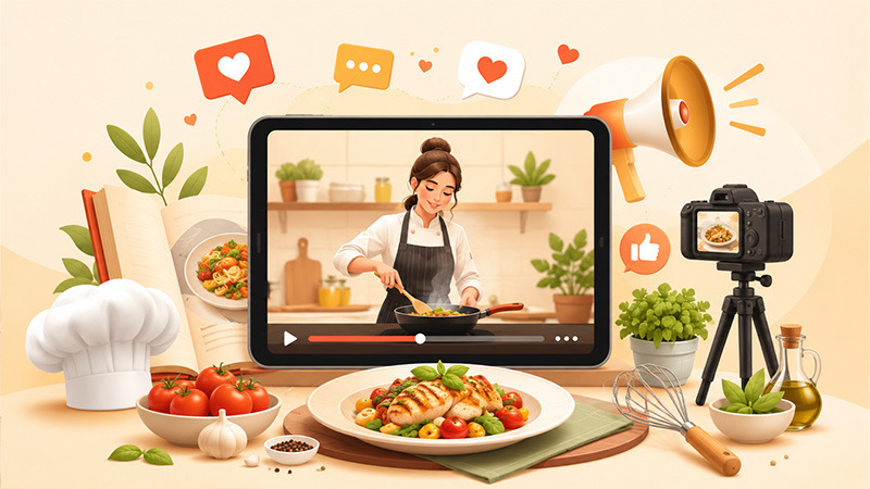 متن تبلیغ پیج آشپزی + متن برای تبلیغ کانال آشپزی